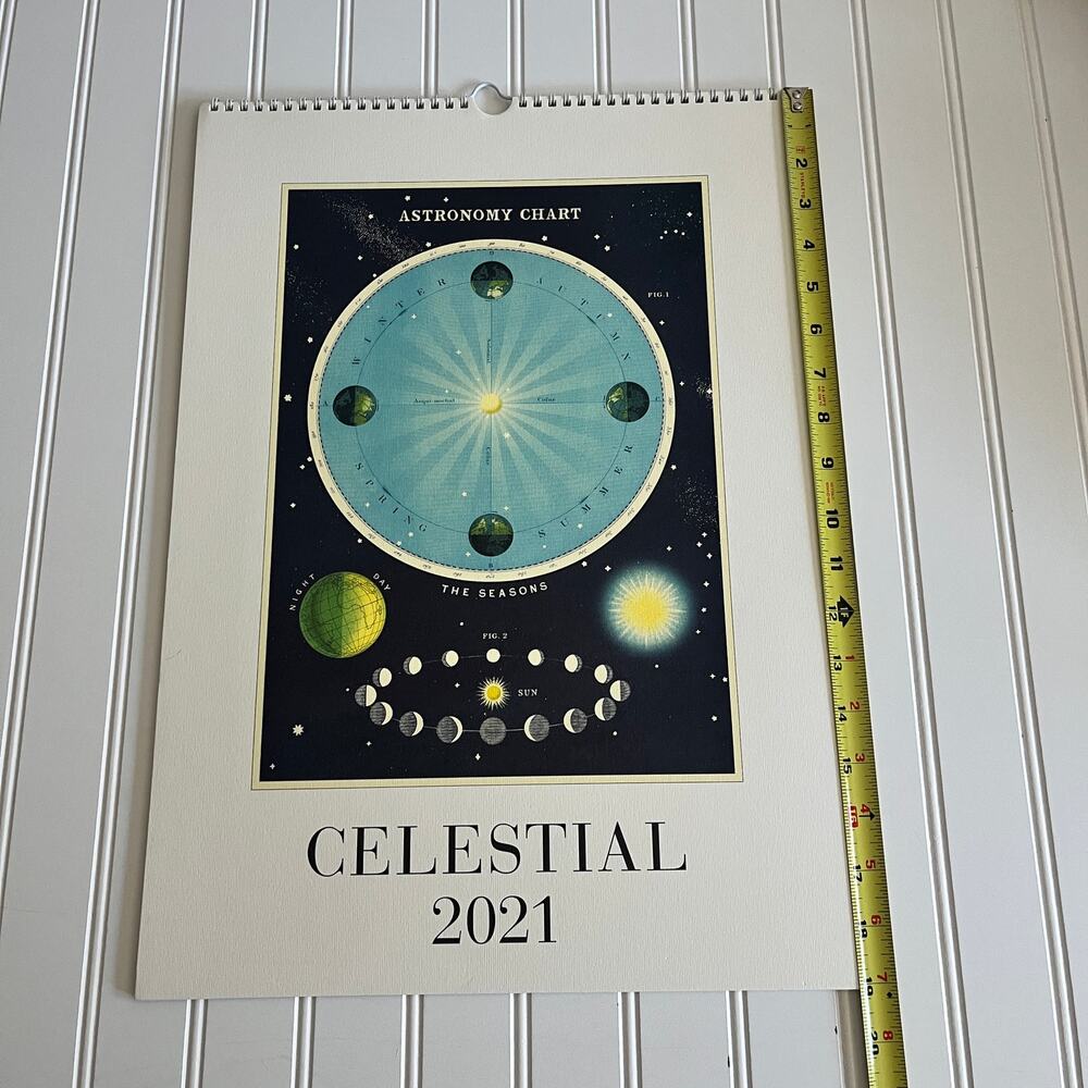 Celestial Astronomy Wall Calendar 2021 Astrology Space Art Cosmic Planet Prints
